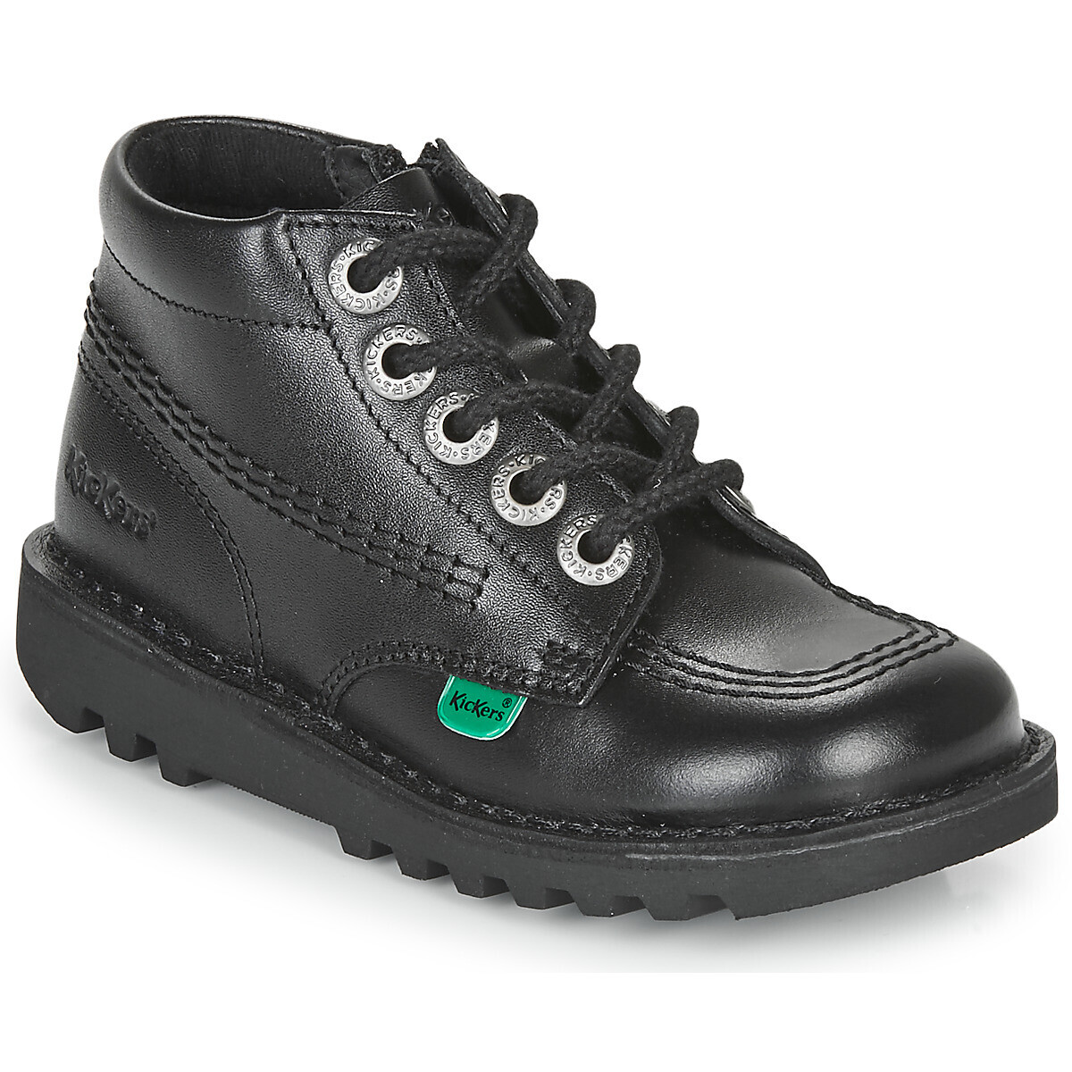Kickers  KICK HI ZIP  Černá