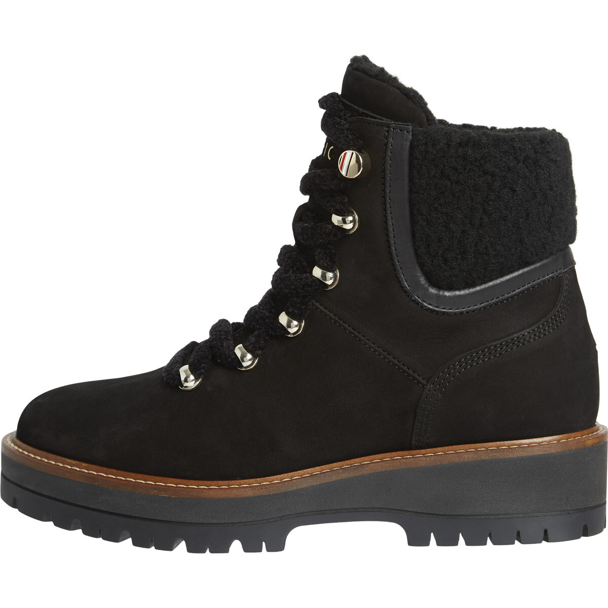 Tommy Hilfiger  TH OUTDOOR FLAT BOOT  Černá