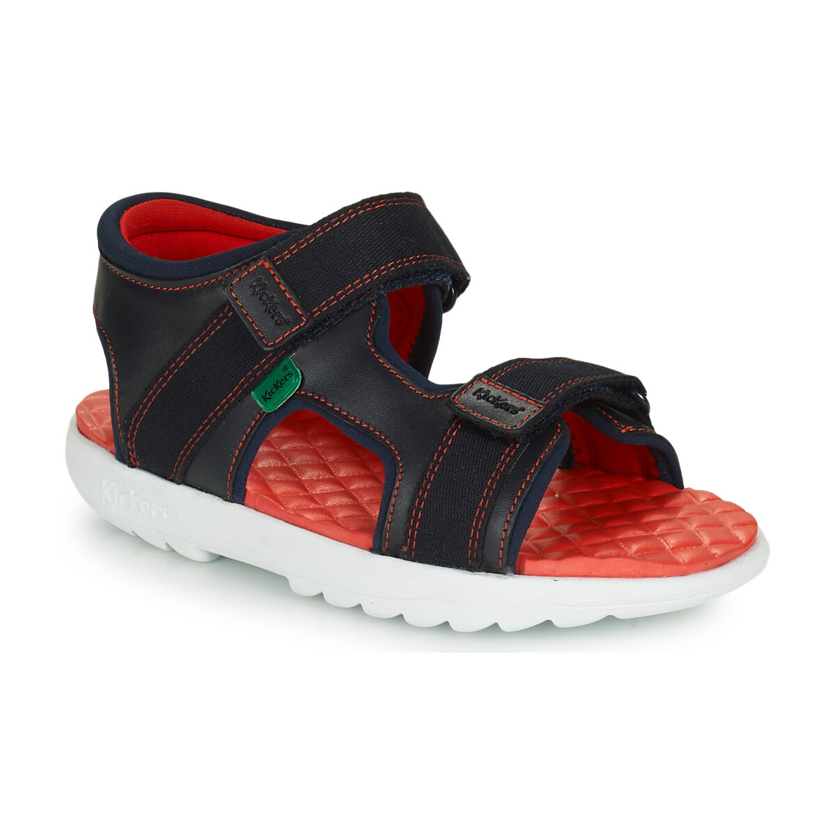 Kickers  KICKSTER SANDAL LTHR JM NVY  Modrá