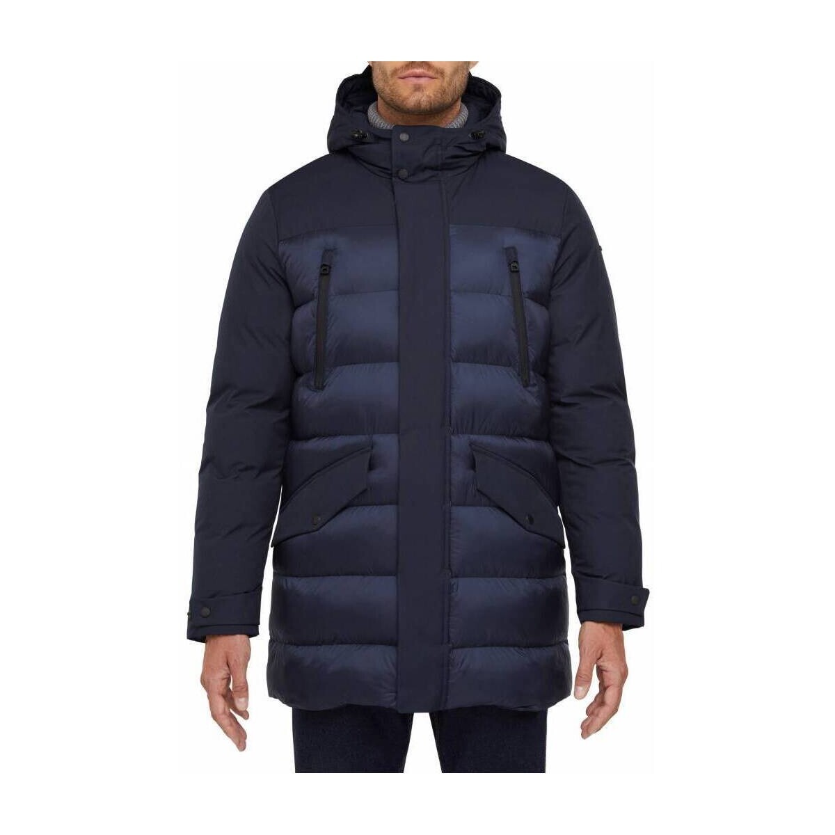 Geox  Abrigos Hombre Modèle M Sapienza  Modrá