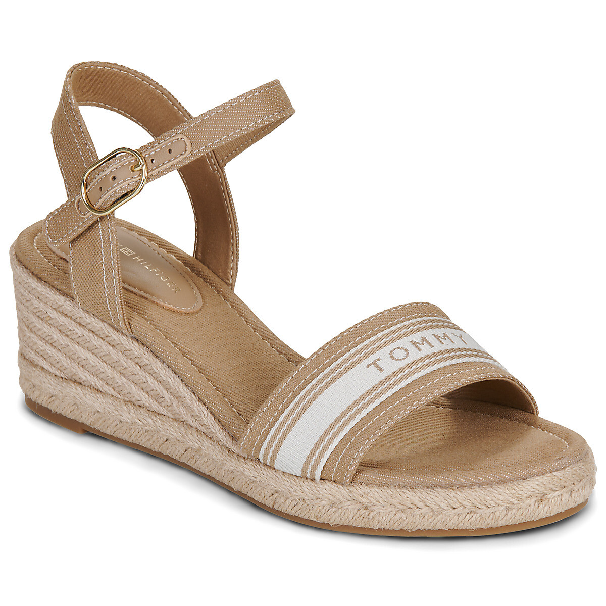 Tommy Hilfiger  MID WEDGE ESPAD WEBBING  Béžová
