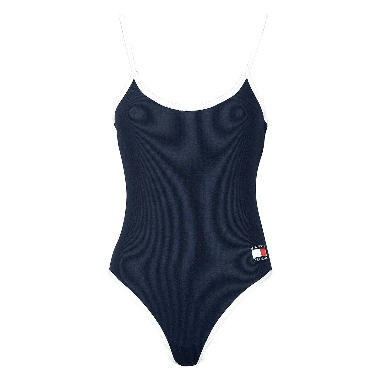 Tommy Hilfiger  RIB BODYSUIT  Tmavě modrá