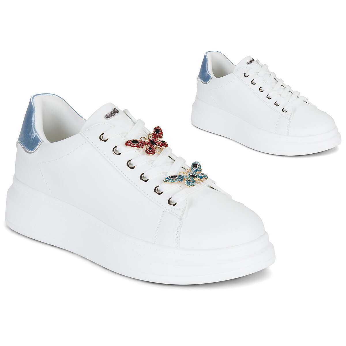 Exé Shoes  66-61EX11-PU-WHITE-BLUE  Bílá