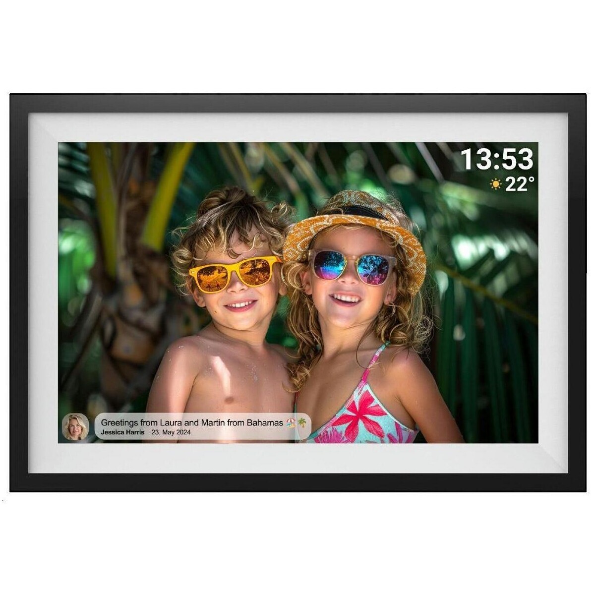 Denver Electronics  Cadre photo numérique Denver Frameo PFF-1016 10,1 pouces  Černá
