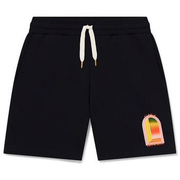 Casablanca  SHORT GRADIENT ARCH BLACK  Černá