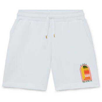 Casablanca  SHORT GRADIENT ARCH WHITE  Bílá