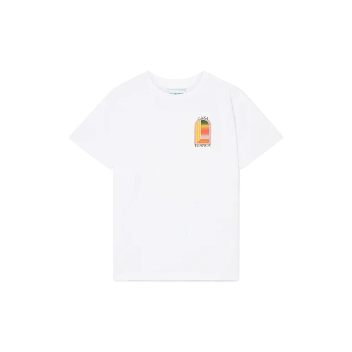 Casablanca  T-SHIRT GRADIENT ARCH WHITE  Bílá