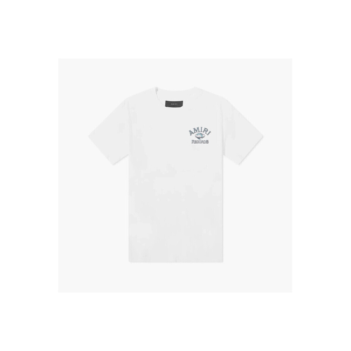 Amiri  GLOBAL RECORDS TEE WHITE  Bílá