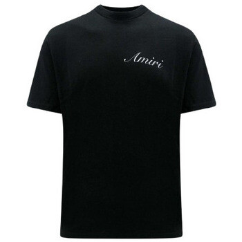 Amiri  SCRIPT LOGO TEE BLACK  Černá