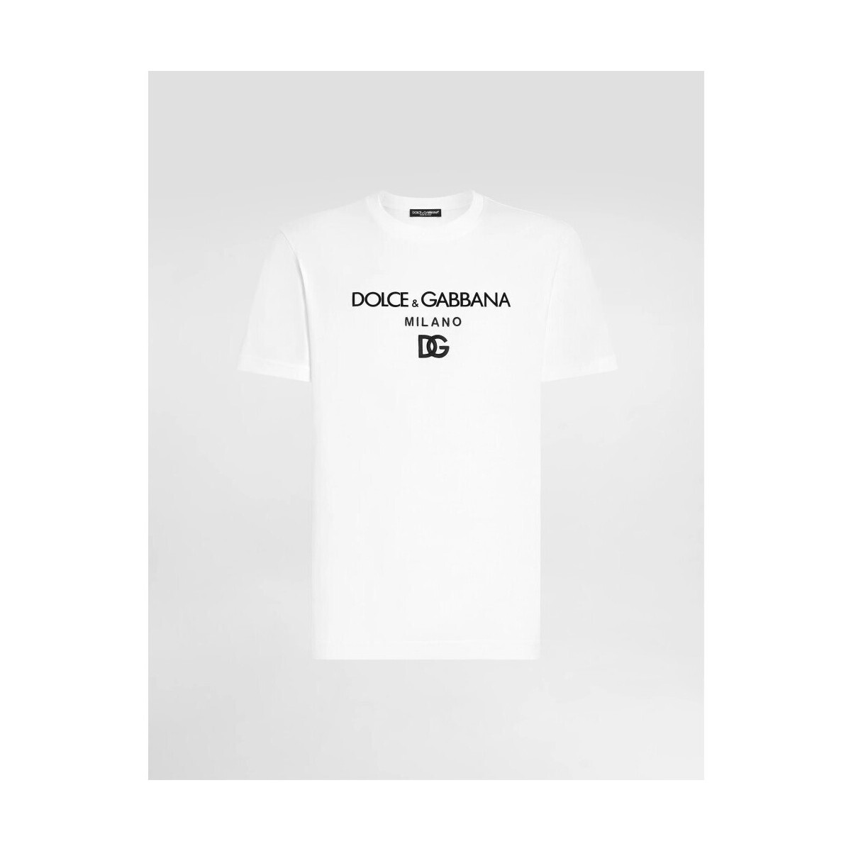 D&G  G8PD7ZG7B9XW0800 T-SHIRT WHITE  Bílá
