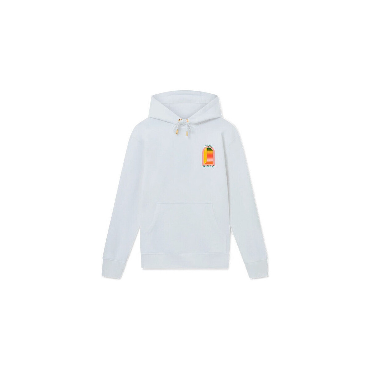 Casablanca  HOODIE GRADIENT L'ARCHE WHITE  Bílá