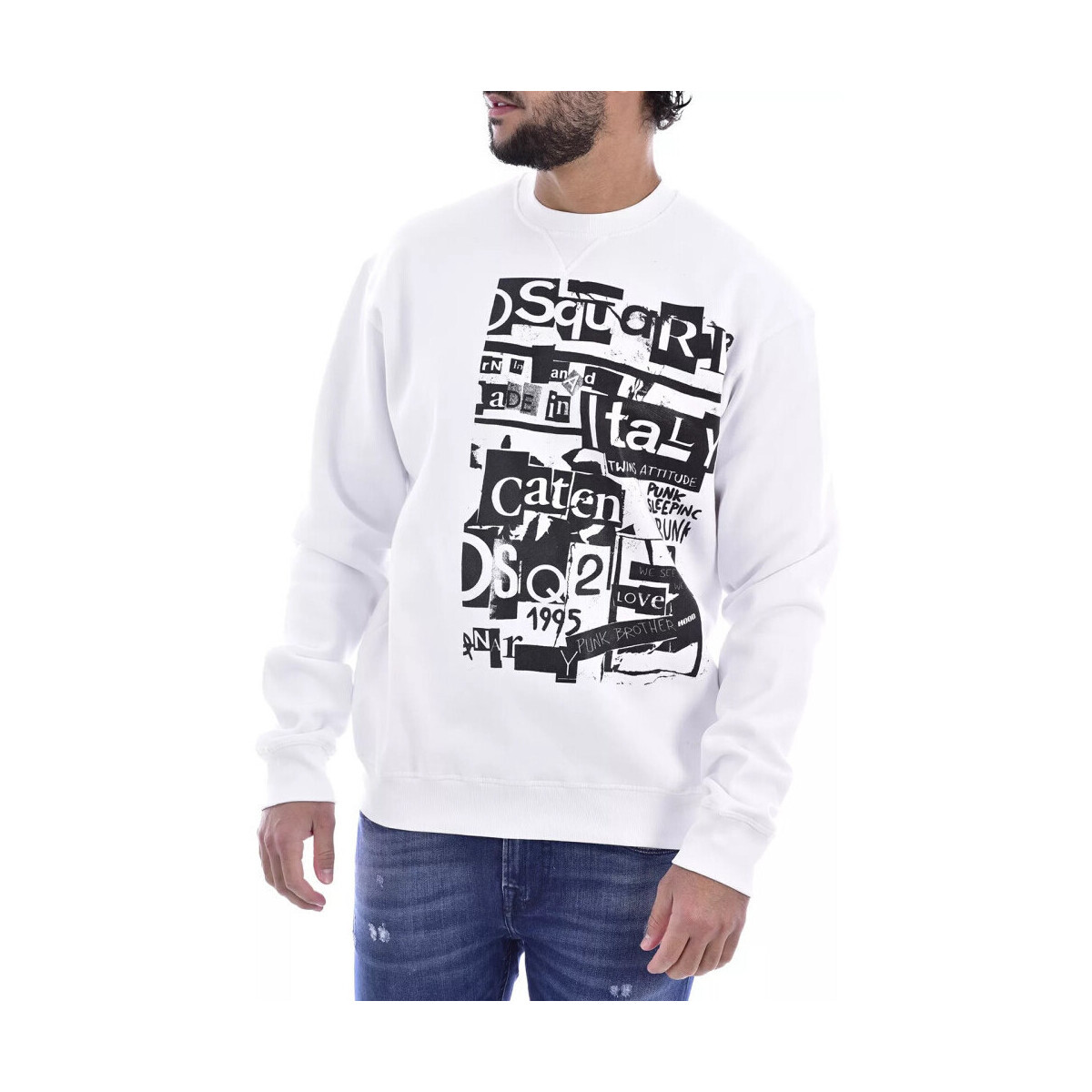 Dsquared  SWEATSHIRT S74GU0305 WHITE  Bílá