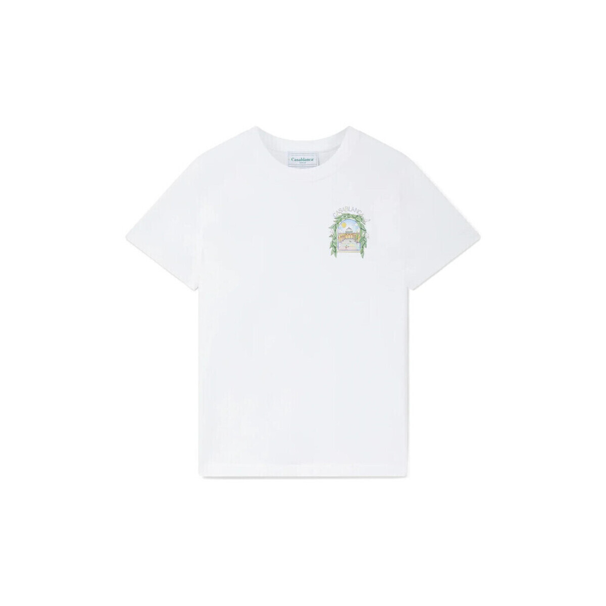 Casablanca  L'ARCHE DE TENNIS TSHIRT WHITE  Bílá