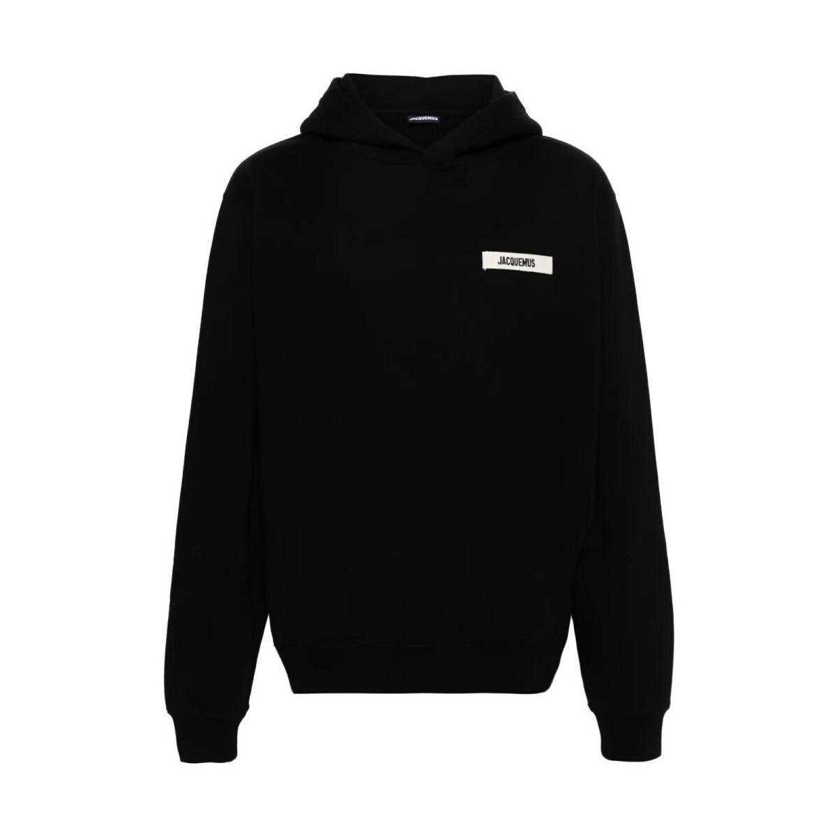 Jacquemus  LE HOODIE LE GROS GRAIN BLACK  Černá
