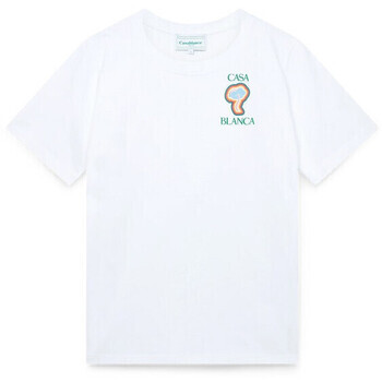 Casablanca  RAINBOW MUSHROOM T-SHIRT WHITE  Bílá