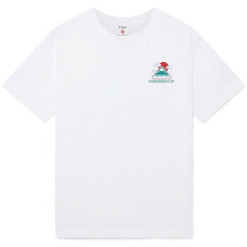 Casablanca  MONTAGNE ONDULEE TSHIRT WHITE  Bílá