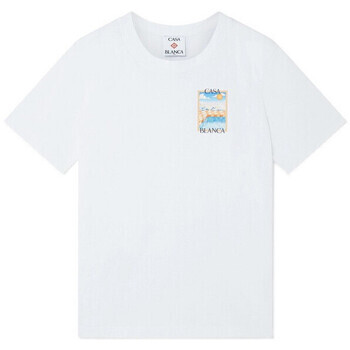 Casablanca  BEACH CLUB TSHIRT WHITE  Bílá