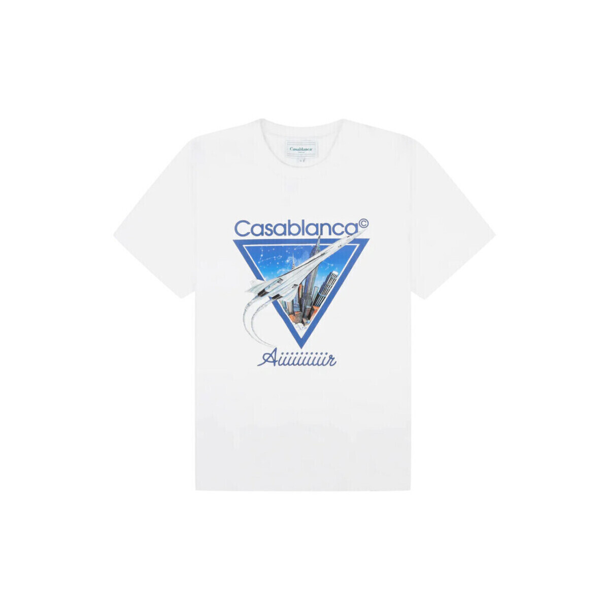 Casablanca  AIIIIIIR T-SHIRT WHITE  Bílá