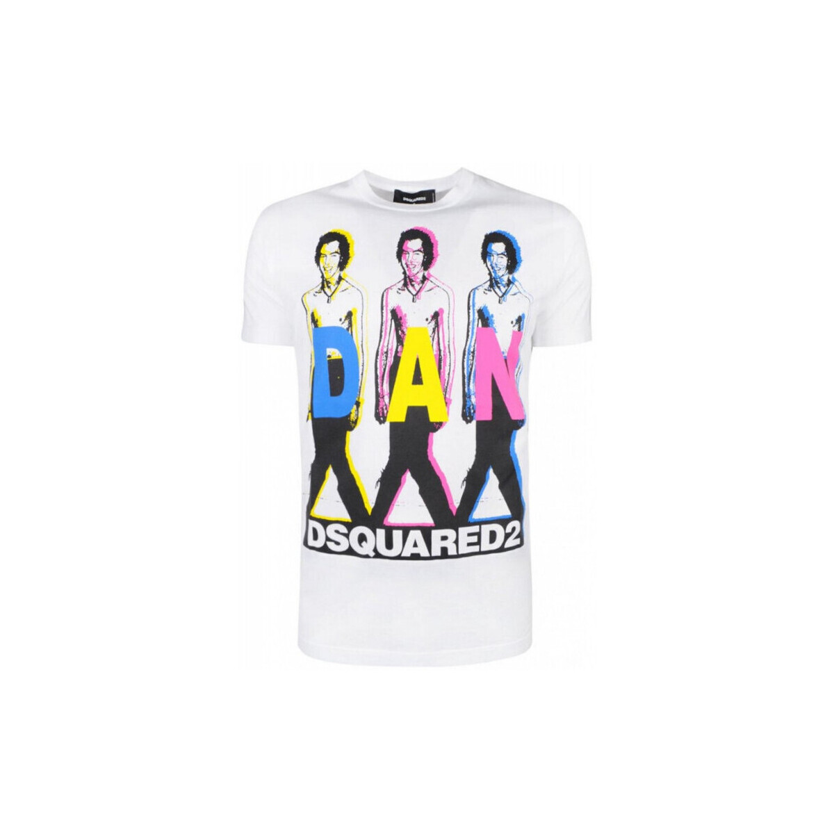Dsquared  T-SHIRT S74GD0498 WHITE  Bílá
