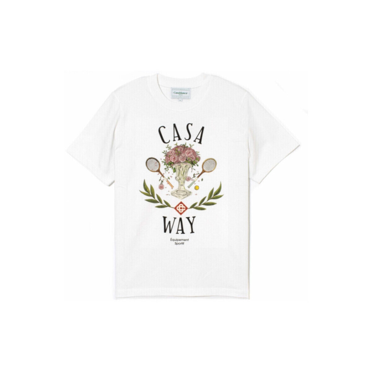 Casablanca  TSHIRT CASA WAY WHITE  Bílá