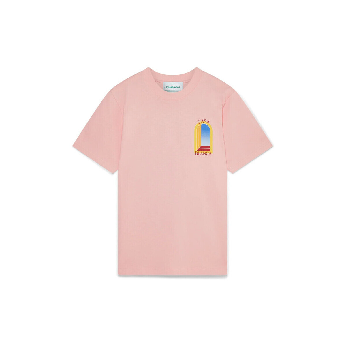 Casablanca  T-SHIRT L'ARCHE DE JOUR PALE PINK  Růžová