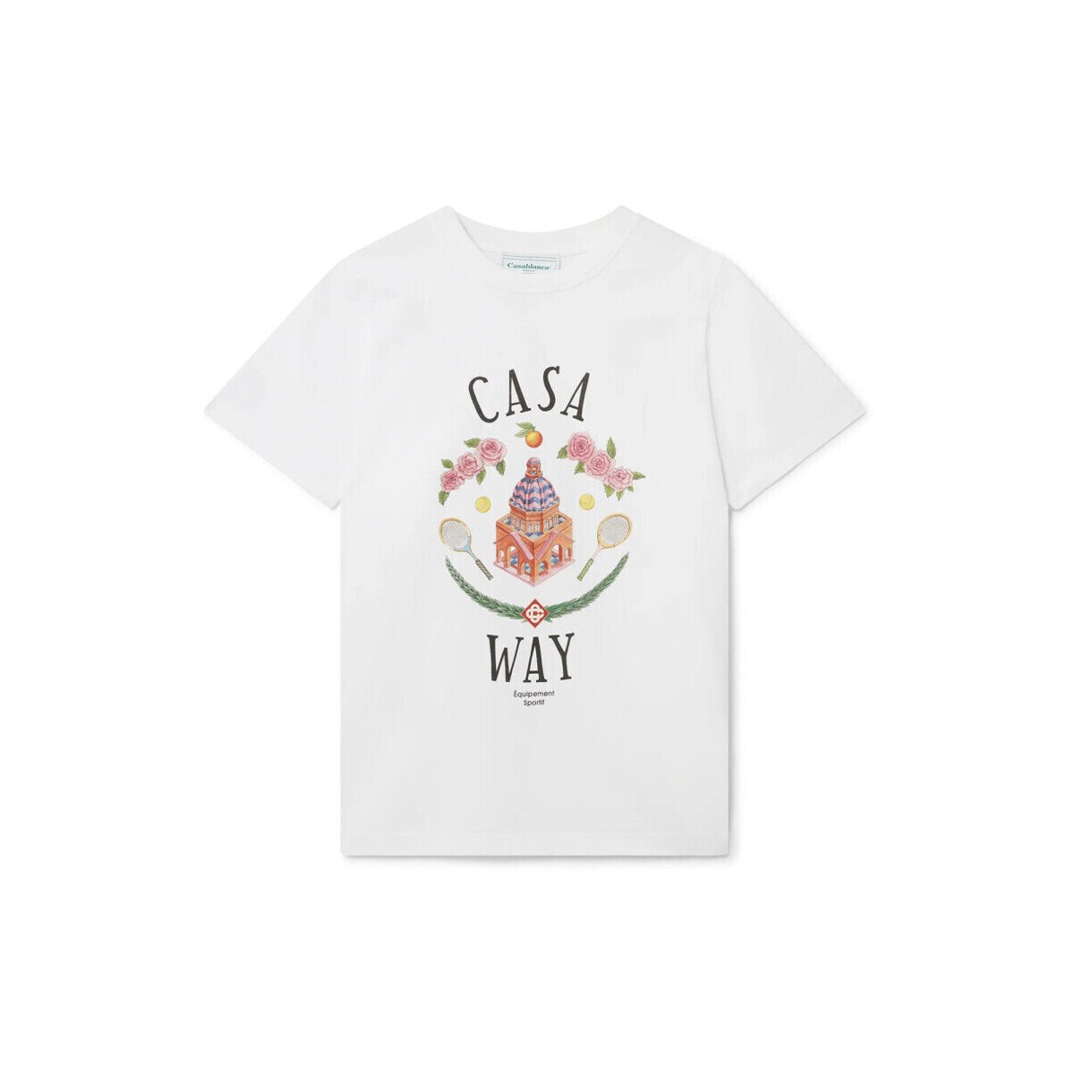 Casablanca  T-SHIRT CASA WAY WHITE  Bílá