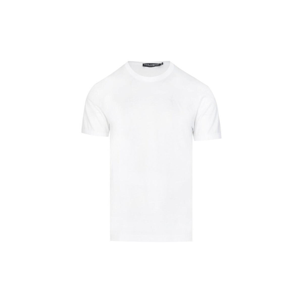 D&G  G8JX7Z G7WRN W0800 T-SHIRT WHITE  Bílá