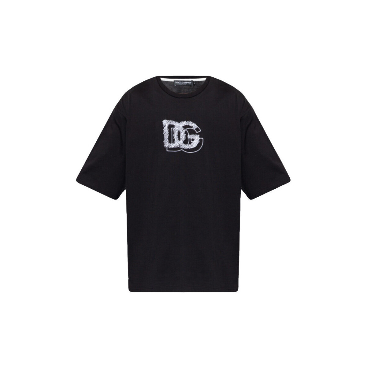 D&G  T-SHIRT G8OK4Z FU7EQ N0000 BLACK  Černá