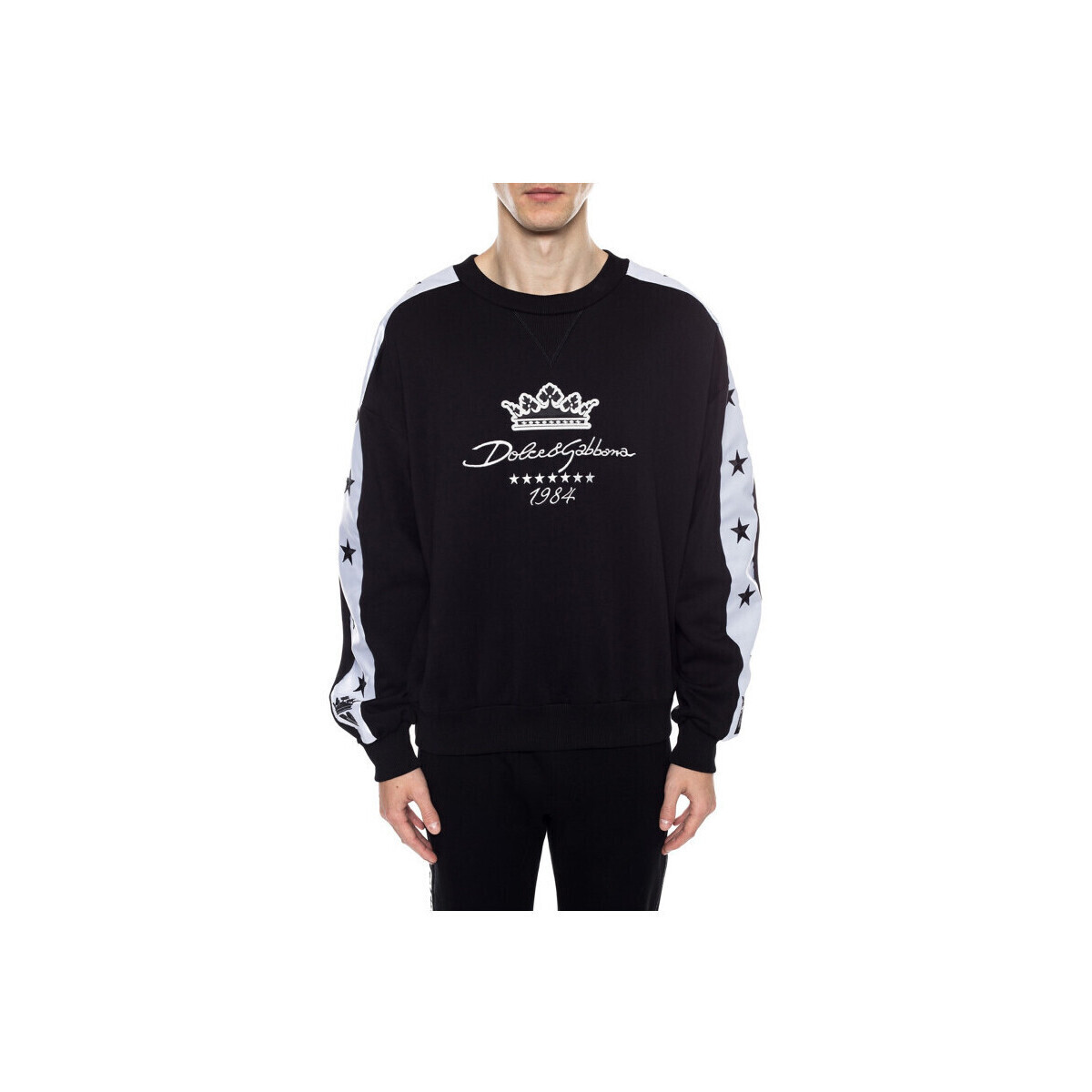 D&G  SWEATSHIRT G9OF9T G7SLZ N0000 BLACK  Černá