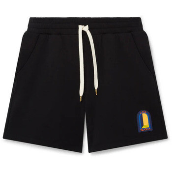 Casablanca  SHORT L'ARCHE DE NUIT PATCH  Černá