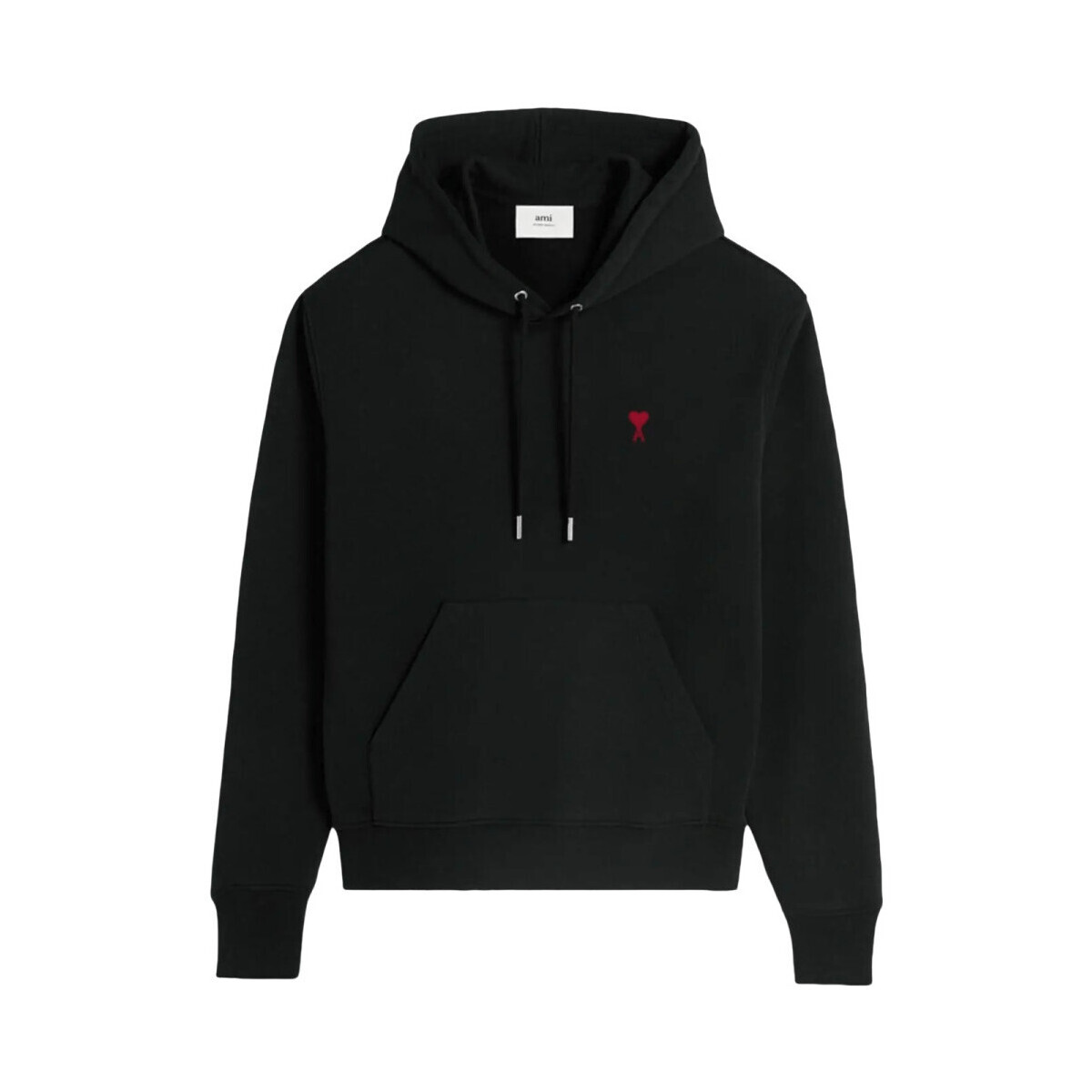 Ami Paris  HOODIE BFUSW235.730 BLACK  Černá