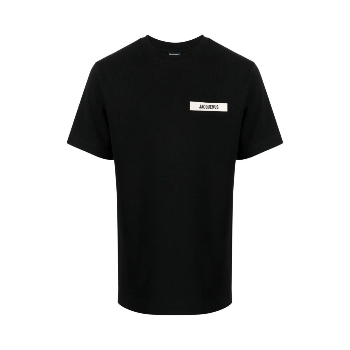 Jacquemus  LE T-SHIRT LE GROS GRAIN BLACK  Černá