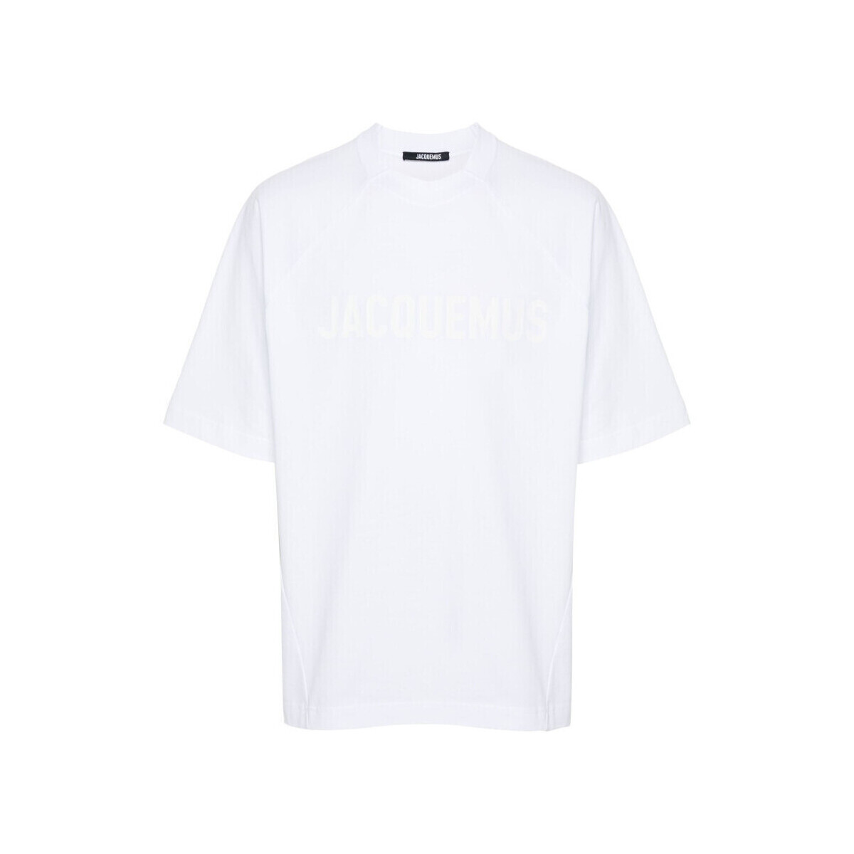 Jacquemus  LE T-SHIRT LE TYPO WHITE  Bílá