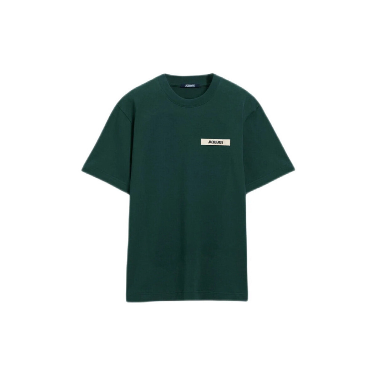 Jacquemus  LE T-SHIRT GROS GRAIN DARK GREEN  Zelená