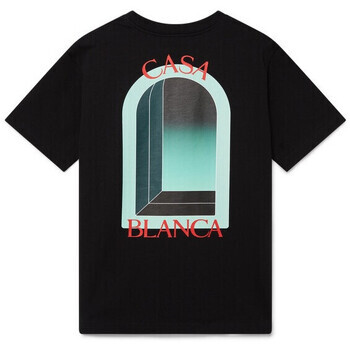 Casablanca  L'ARCHE PRINTED T-SHIRT NOIR  Černá