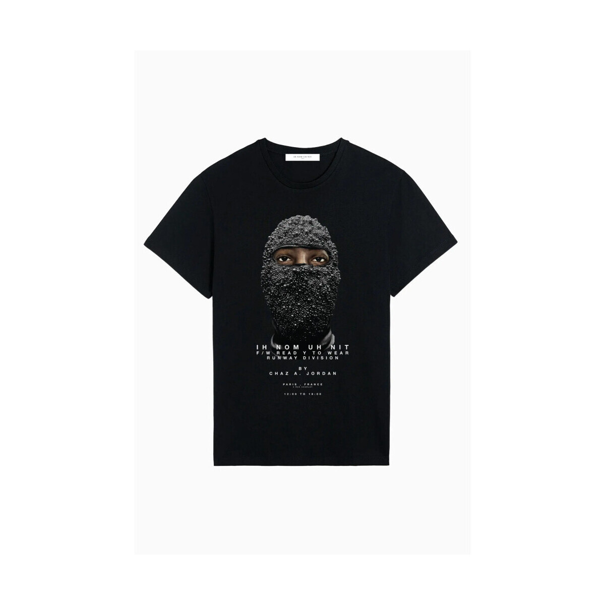 Ih Nom Uh Nit  T-SHIRT NUS26247 BLACK  Černá