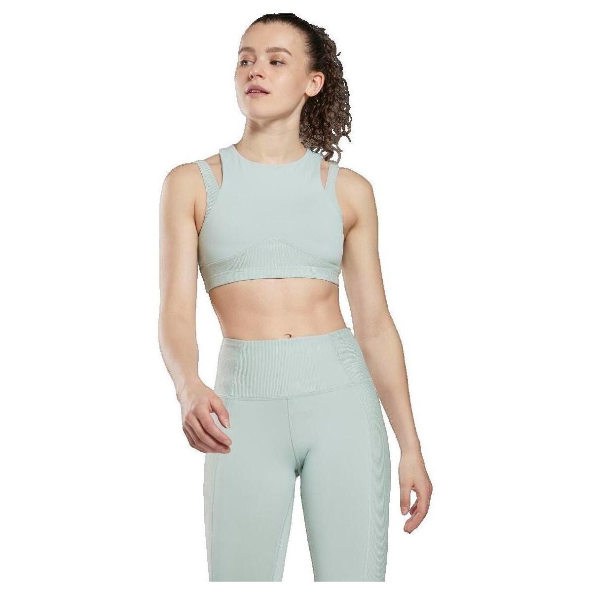 Reebok Sport  Soutien-gorge de sport  Studio Layered turquoise  Modrá