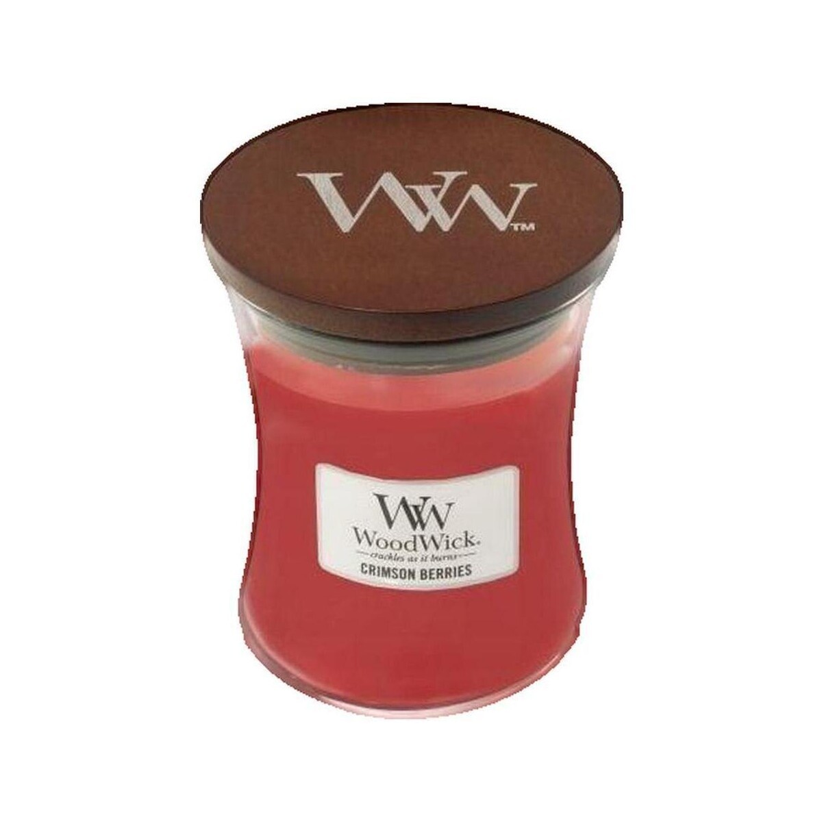 Woodwick  Bougie parfumée  Crimson Berries Rouge  Červená