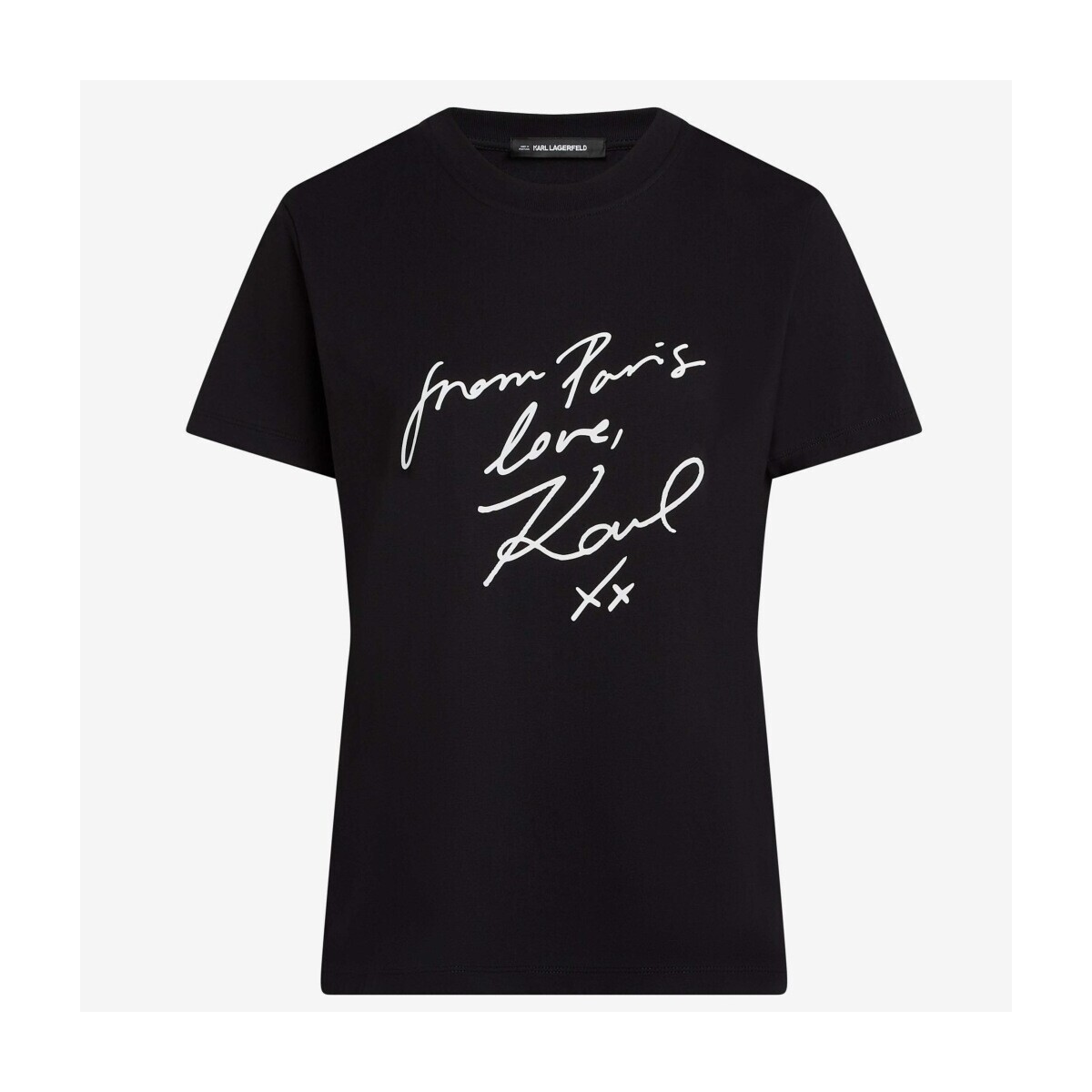 Karl Lagerfeld  Camisetas Mujer Modèle B2w17104  Černá