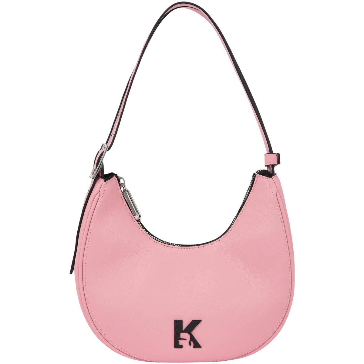 Karl Lagerfeld  KLJ K Logo Halfmoon Bag B2W30126  Růžová