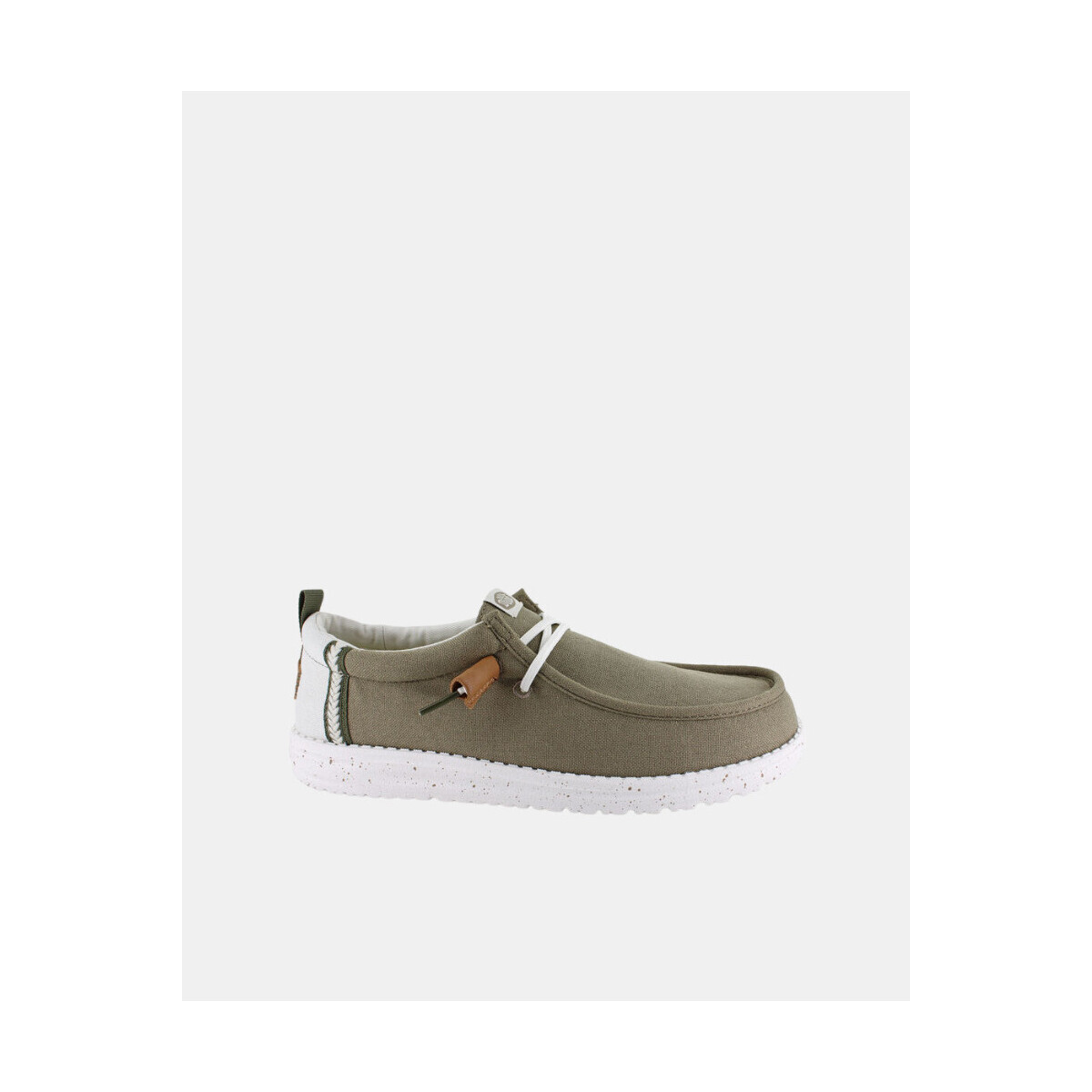 HEYDUDE  43086 WALLY CRAFT LINEN  Zelená