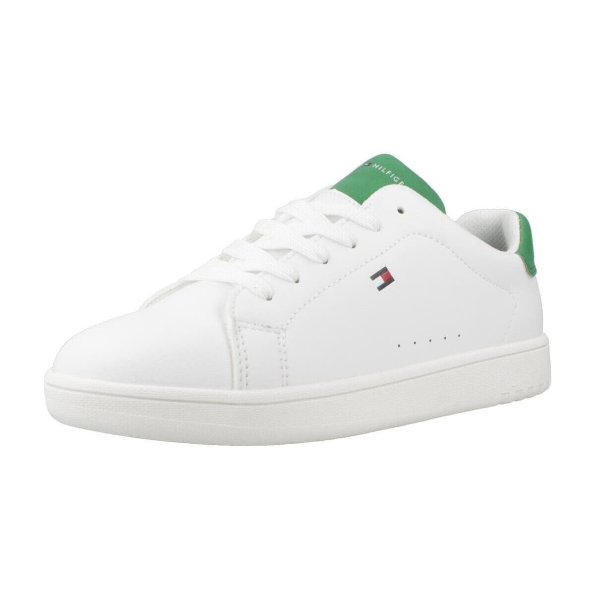 Tommy Hilfiger  Zapatillas Niño Modèle T3x9 33848  Bílá