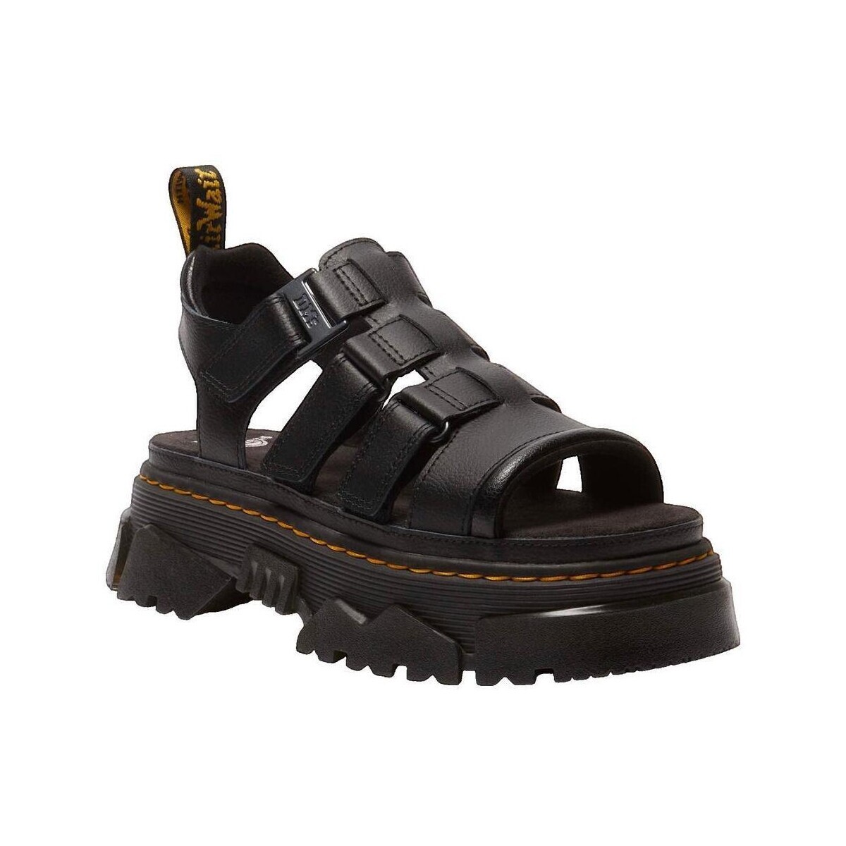 Dr. Martens  Sandales  Mattison 35 Bout Ouvert Carré  Černá