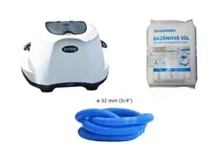 Chlorinátor  + bazénová sůl + hadice