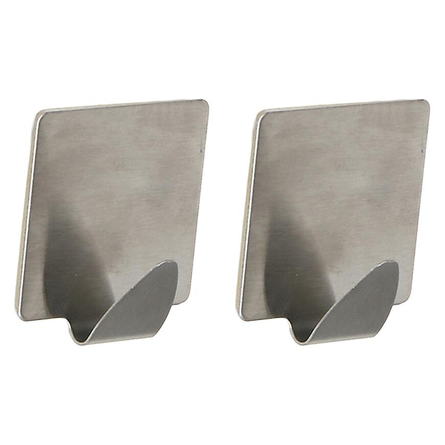 Háček kovový stříbro 2ks st0065a