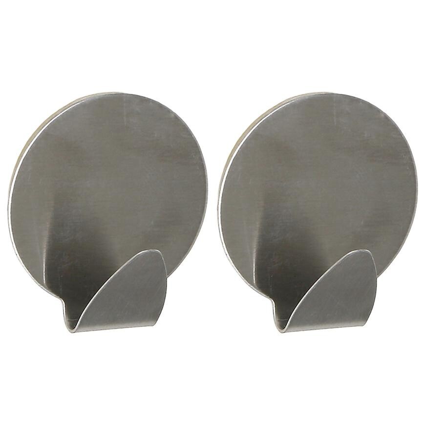 Háček kovový stříbro 2ks st0084a