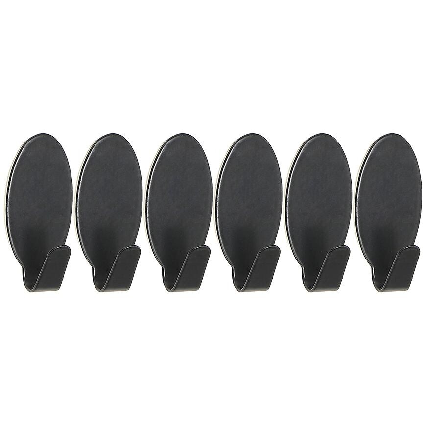 Háček kovový černý 6ks bhk0321aa-a