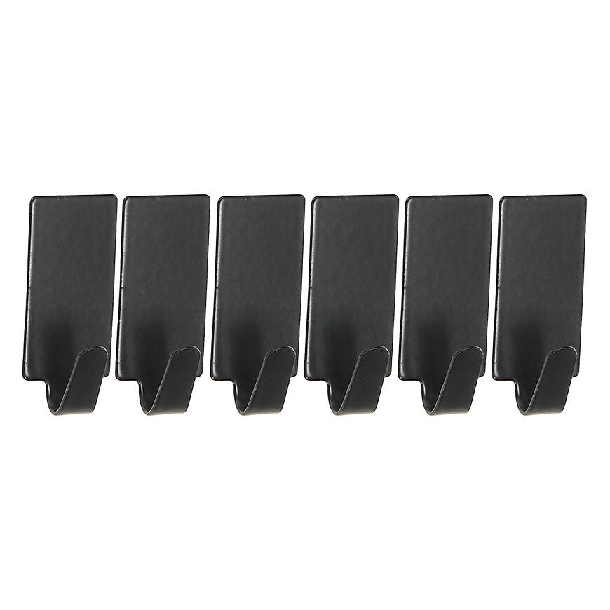 Háček kovový černý 6ks bhk0325aa-a