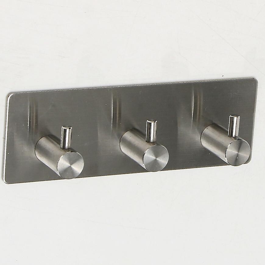 Věšák kovový 3 háčky stříbro bhk0094a-a