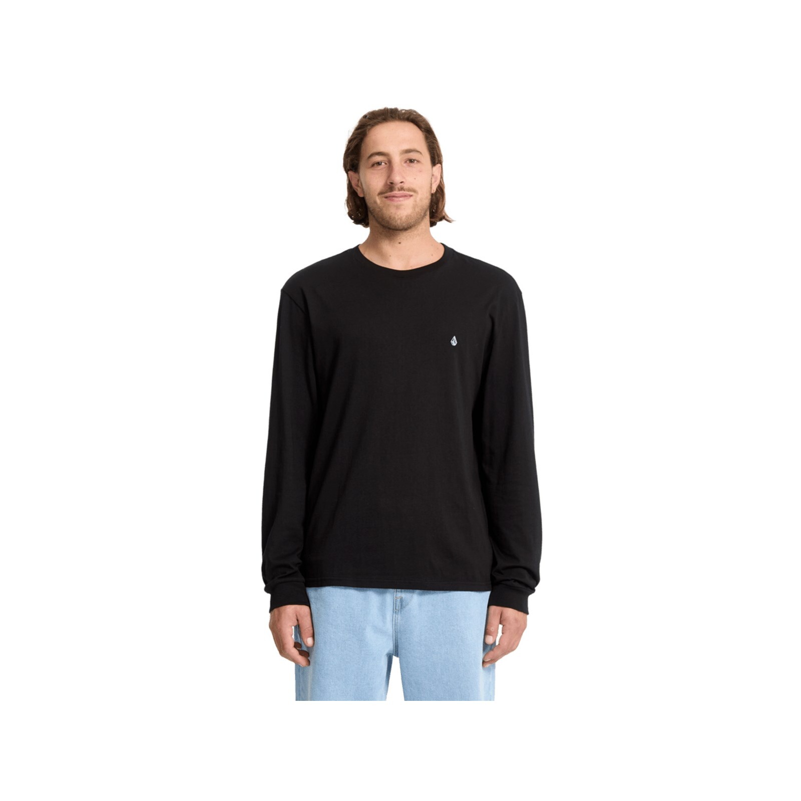 triko VOLCOM - Stone Blanks Bsc Lst Black (BLK) velikost: S